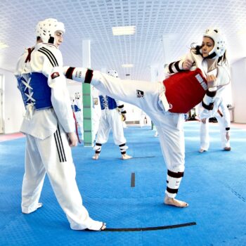 Sparkeøvelser i taekwondo